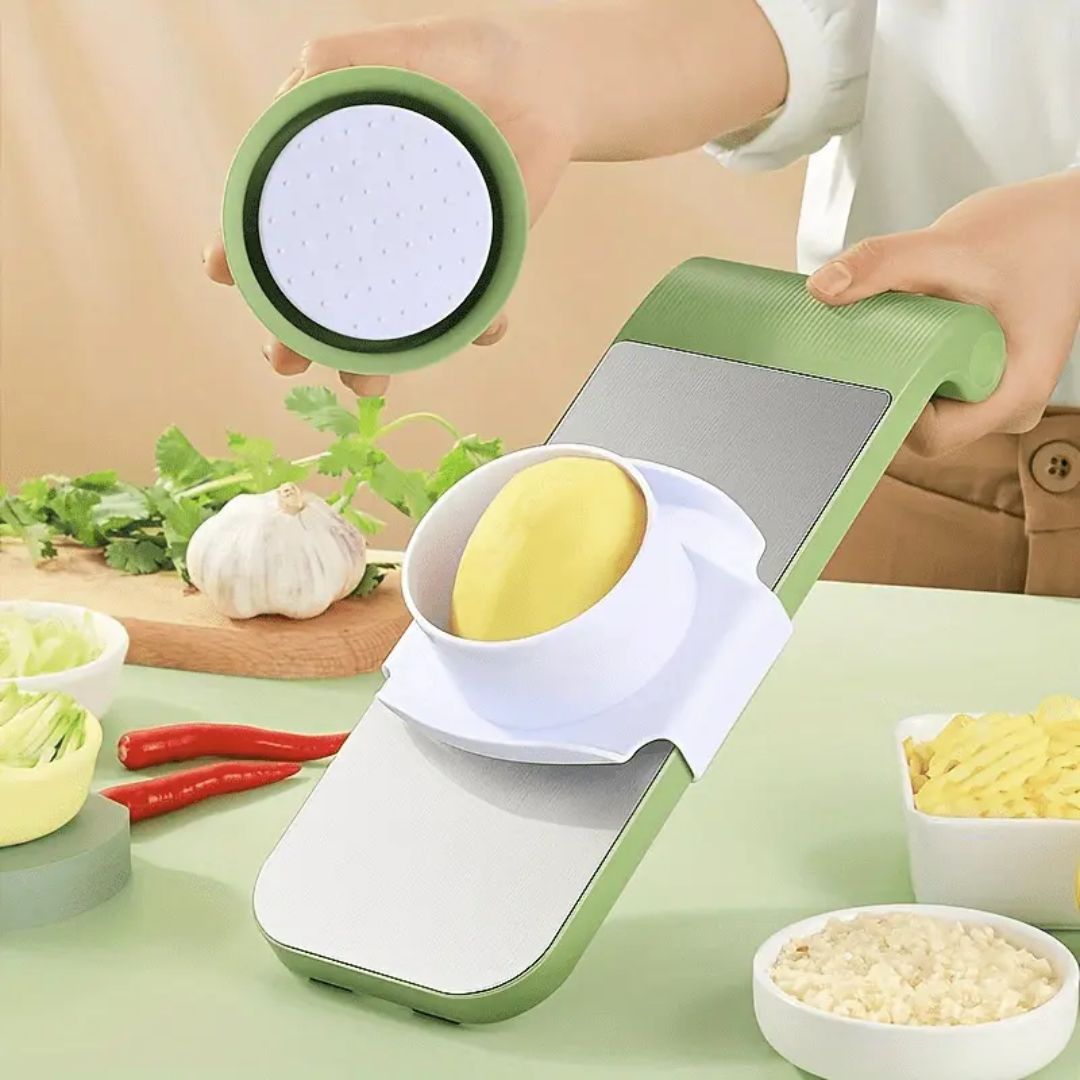 5 in-1 Multifunctional Manual Mandolin Vegetable Slicer Cutter Food & Chopper