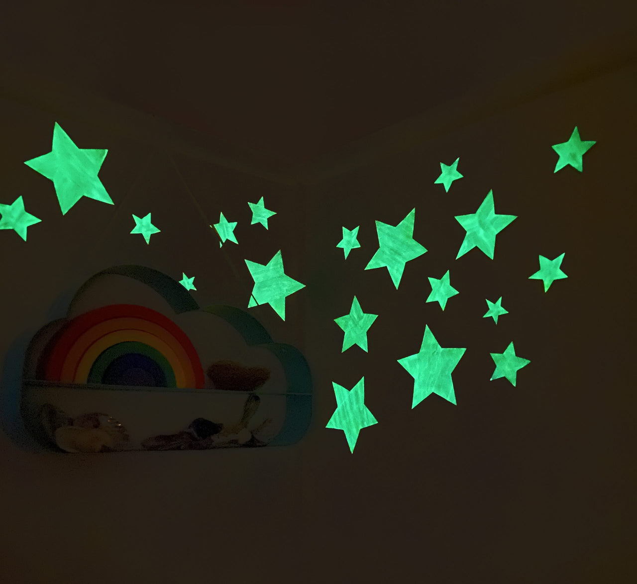 Wall Stickers - 3D Stars Glow In The Dark