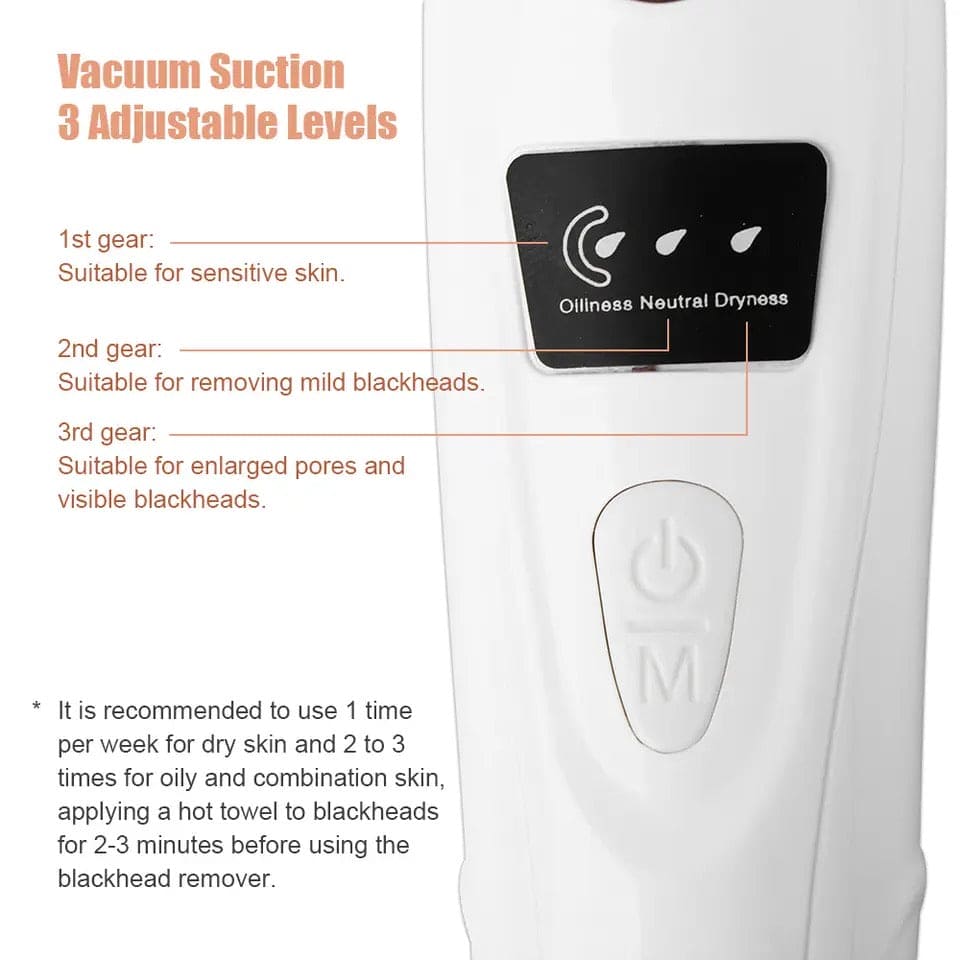 Electric Blackhead Remover, Pore Cleaner Machine