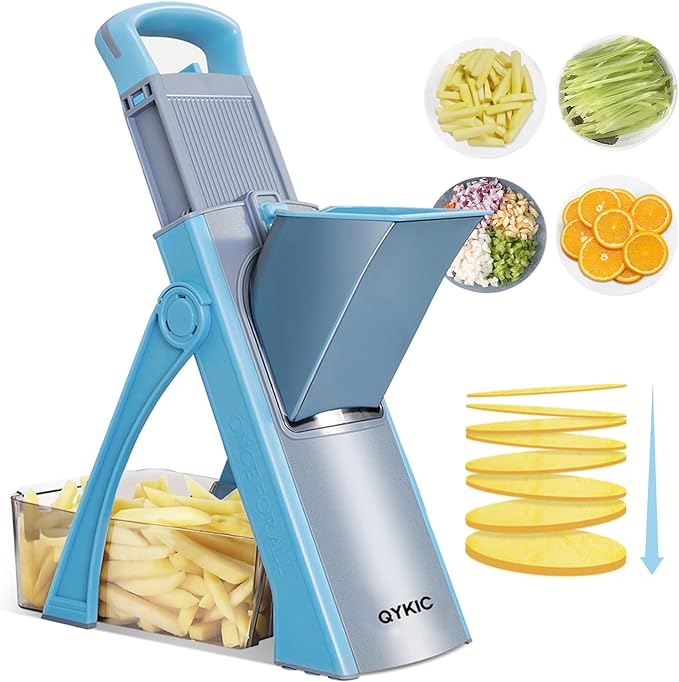 5 in-1 Multifunctional Manual Mandolin Vegetable Slicer Cutter Food & Chopper