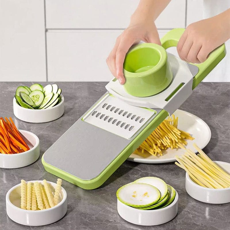 5-in-1 Vegetable Cutter & Slicer – Multi-Function Kitchen Tool for Fast Food Prep