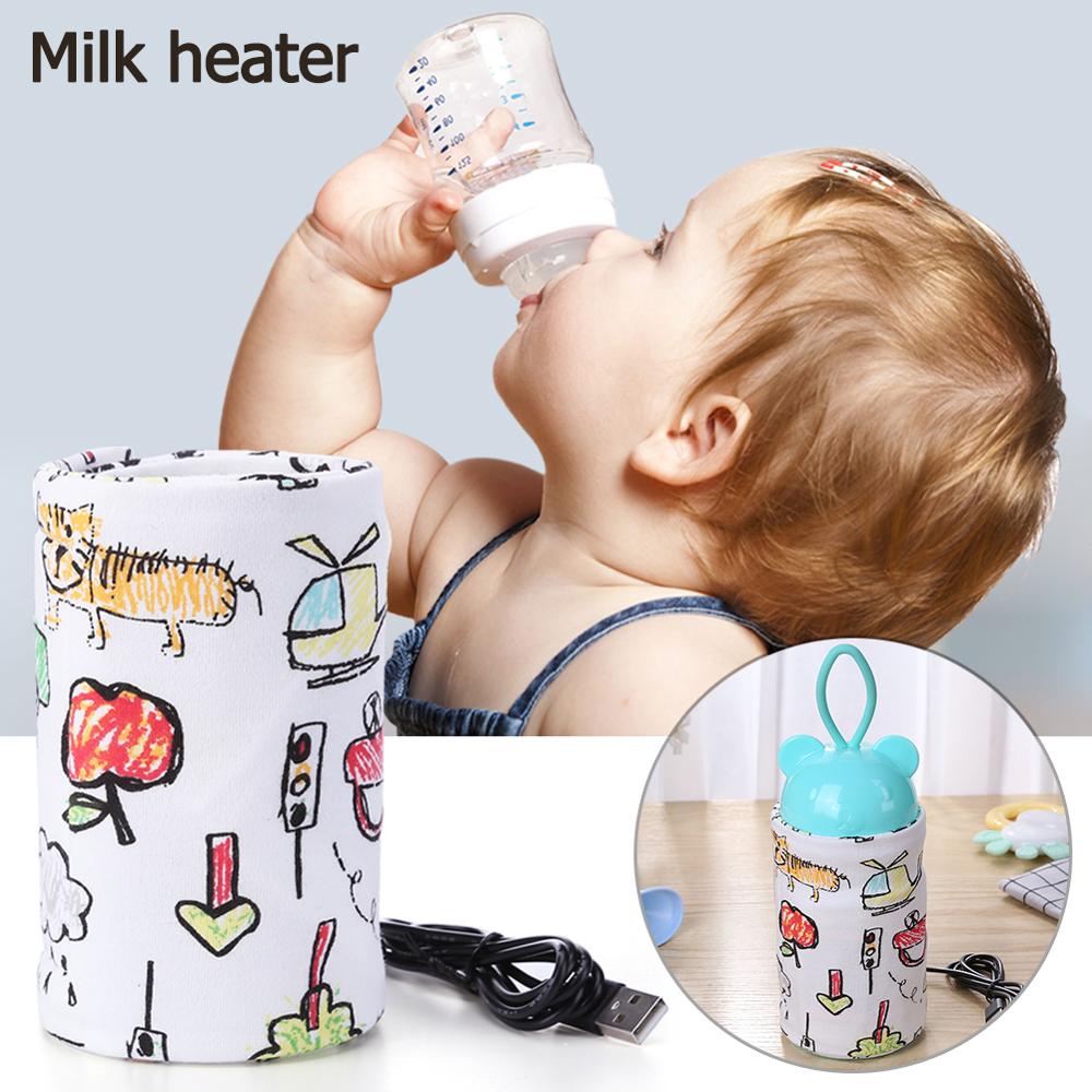 Portable Baby Milk Warmer for Travel – USB Rechargeable Bottle Warmer with Temperature Control