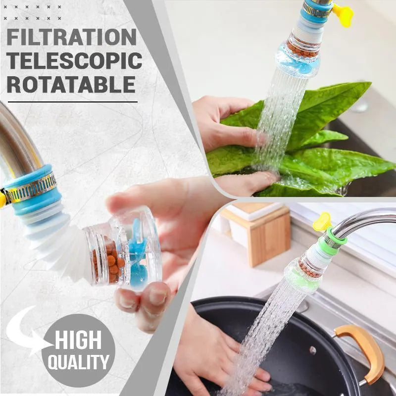 360 Adjustable Flexible Kitchen Faucet Tap Water Filter