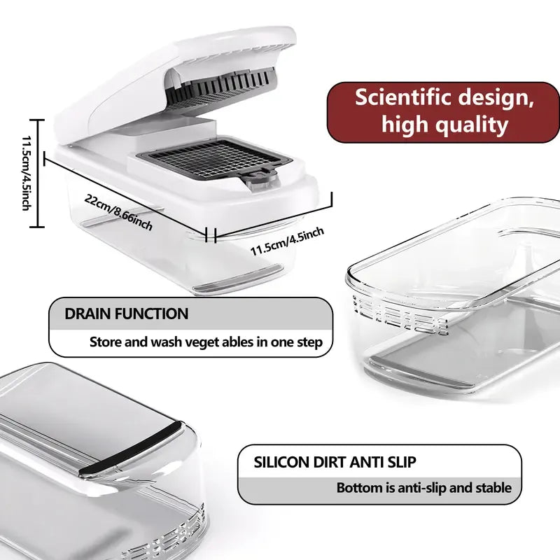 Professional 15-in-1 Multifunctional Food Vegetable Chopper