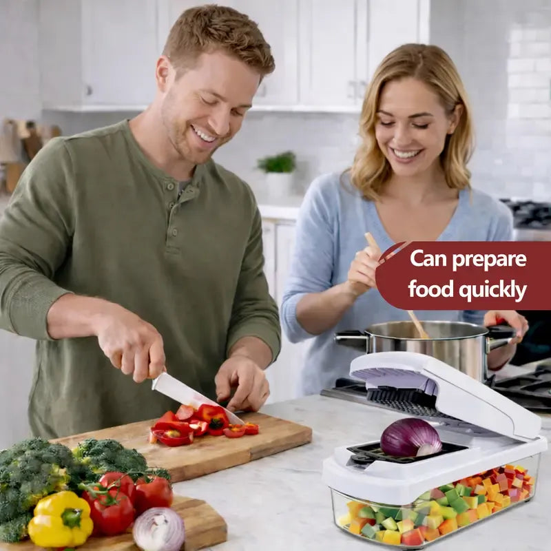 Professional 15-in-1 Multifunctional Food Vegetable Chopper