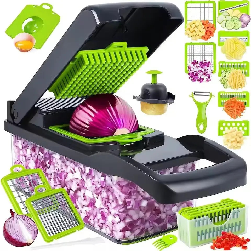 Professional 15-in-1 Multifunctional Food Vegetable Chopper
