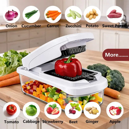 Professional 15-in-1 Multifunctional Food Vegetable Chopper