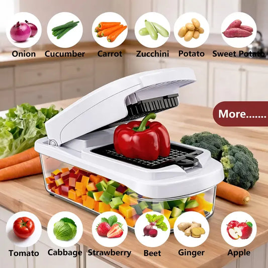 Professional 15-in-1 Multifunctional Food Vegetable Chopper