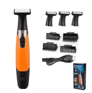 Kemei - 4-in-1 Waterproof Eyebrow & Facial Trimmer