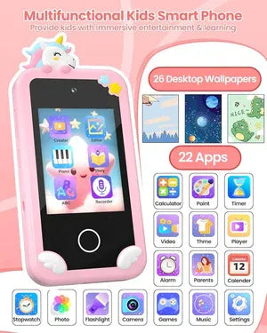Kids Smart Phone Toy with Camera & Games